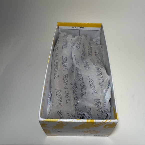 Beautiful Yellow Box Kina Slip On Shoes Sequin Silver Platform Wedge Heel Size 9 - Picture 12 of 12